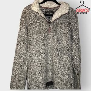 True Grit Sherpa Fleece Half Zip Pullover